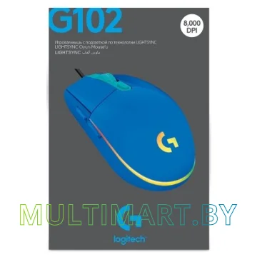 Игровая мышь Logitech G102 Lightsync (синий) картинка 6